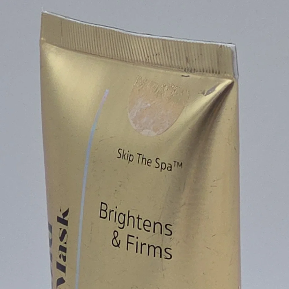 Lot Of 4 SKIP THE SPA 24k Gold Glitter Peel Off Mask Brightens & Firms Skincare